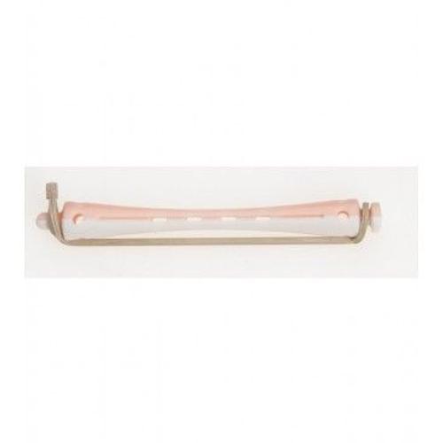 Bigoudis Permanente Blanc/Rose Longs 6.5 Mm 