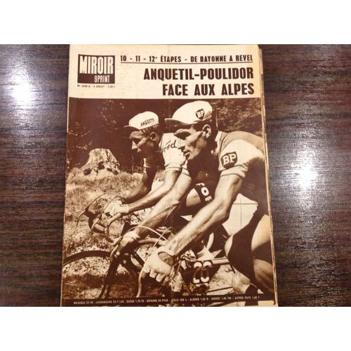 1966miroir Sprint N° 1048 A Tour De France