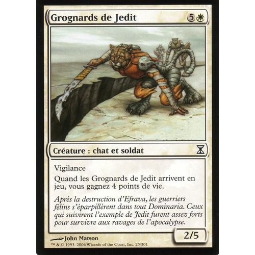 Grognards De Jedit  Foil - Spirale Temporelle Vf 