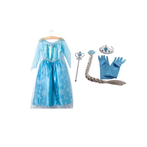 Panoplie Robe Elsa La Reine Des Neiges