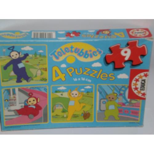 Boîte 4 Puzzles Teletubbies Educa