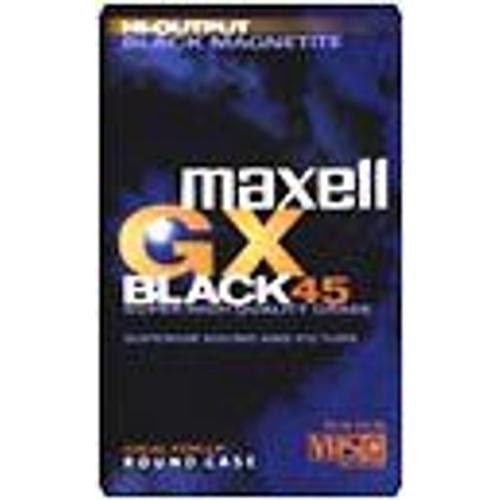 K7 VHS C 45min GX Black 45