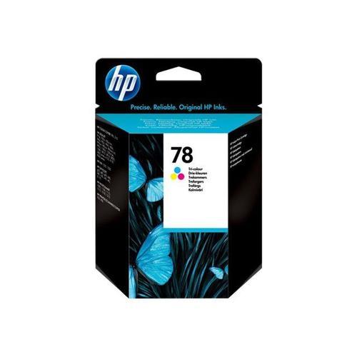 HP 78 - 19 ml - couleur (cyan, magenta, jaune) - originale - cartouche d'encre - pour Deskjet 12XX, 38XX, 9300, 99X; Fax 12XX; Officejet 5110, g55, g85, k60, K80; psc 750, 950