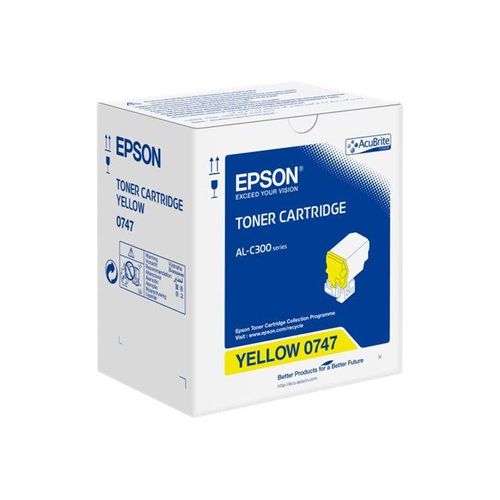 Epson - Jaune - originale - cartouche de toner - pour Epson AL-C300; AcuLaser C3000; WorkForce AL-C300