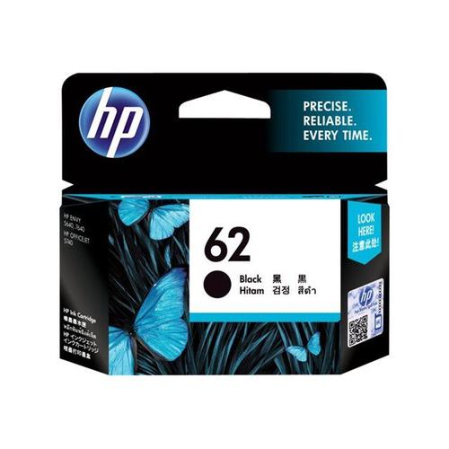 HP 62 - Noir - originale - cartouche d'encre - pour Envy 55XX, 56XX, 76XX; Officejet 250, 57XX, 8040
