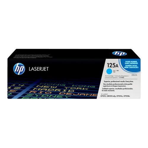 HP 125A - Cyan - originale - LaserJet - cartouche de toner (CB541A) - pour Color LaserJet CM1312 MFP, CM1312nfi MFP, CP1215, CP1515n, CP1518ni