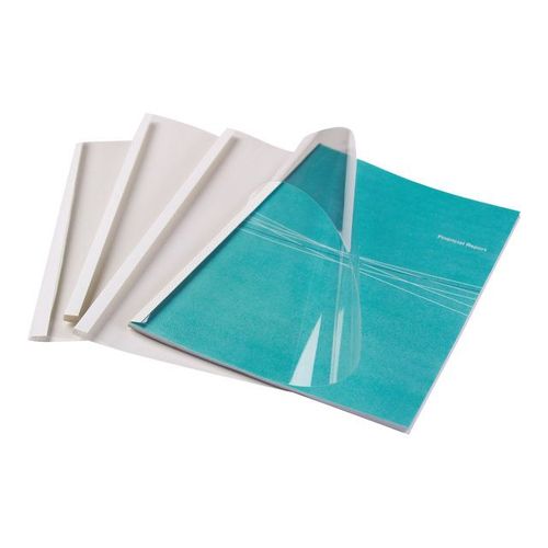 Fellowes - 20 mm - A4 (210 x 297 mm) - 200 feuilles - 150 micromètres blanc - 50 unités couverture à reliure thermique