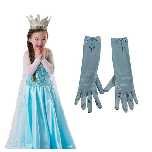 Incroyable Robe Elsa Avec Gants Bleu Enfant Princesse Elsa La Reine Des Neiges Offre Incontournable Pour Réussir À Vos Déguisements Des Fêtes Soirée Anniversaire Bonne Qualité Envoie Rapide