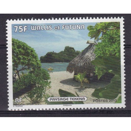 Wallis Et Futuna 2012 : Paysage Tekena - Grand Timbre 75 F. Neuf **