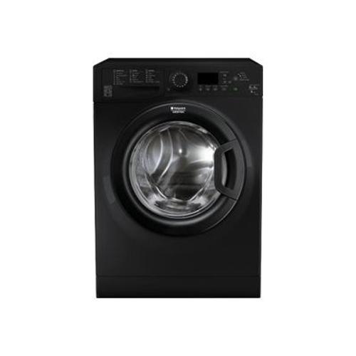 Hotpoint Ariston FUTURA FDG 8640 K FR - Machine à laver séchante - indépendant - largeur : 59.5 cm - profondeur : 60.5 cm - hauteur : 85 cm - chargement frontal - 8 kg - 1400 tours/min - noir