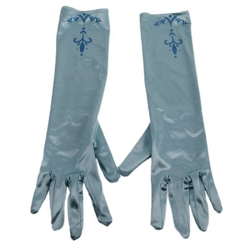 Gants Elsa Pour Enfant Colorie Bleus Turquoises Pour Déguisement Elsa La Reine Des Neiges  