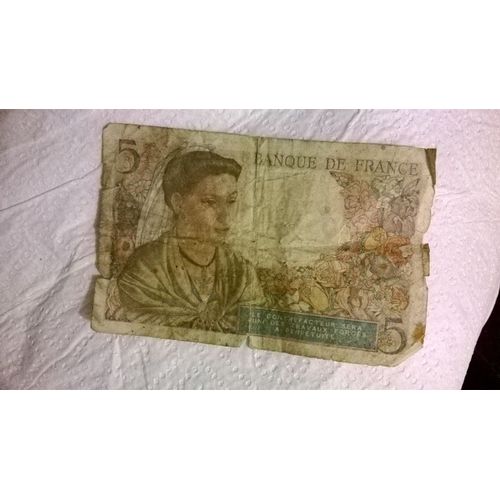 Billet De 5 Francs De 1947
