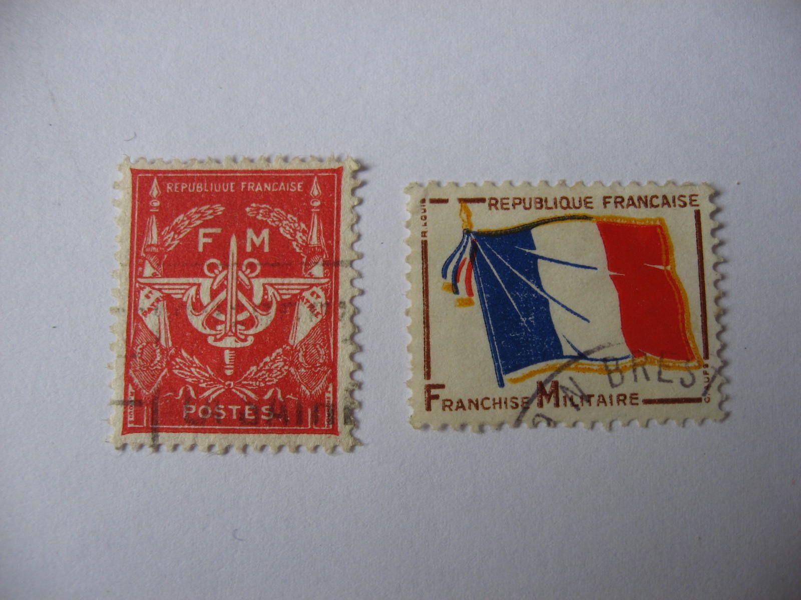 Philatélie collection N° 12 France Timbres de Franchise
