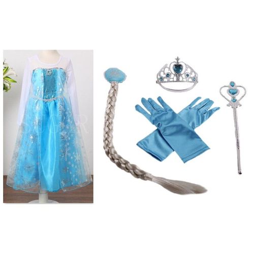 Panoplie Robe Elsa La Reine Des Neiges