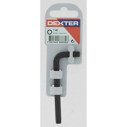 Clé mâle torx en chrome vanadium DEXTER, 8 mm