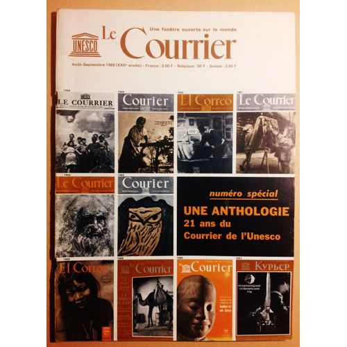 Le Courrier De L'unesco 08/1969 Numéro Spécial : Une Anthologie 21 Ans Du Courrier De L'unesco.