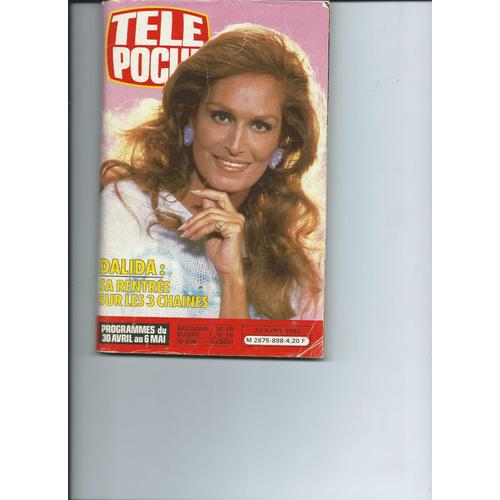 Télé Poche 898 Du 27/04/1983, Dalida