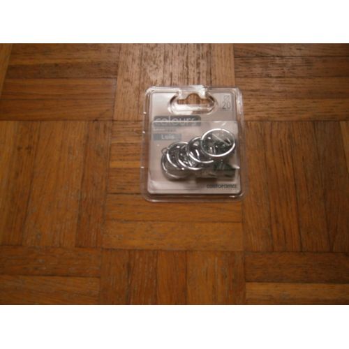 Anneaux Tringles A Rideaux En Metal Diametre 20mm Neufs