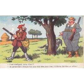 Cartes Postales Humoristique Sur La Chasse Illustration Jean Chaperon Rakuten