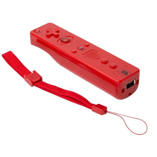 Télécommande Wiimote Motion Plus Intégré Rouge