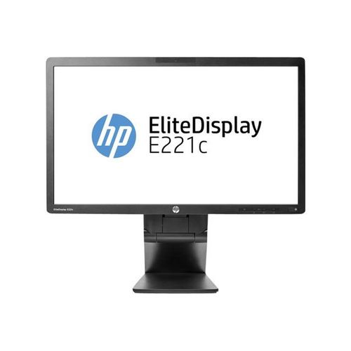 HP EliteDisplay E221c - Écran LED - 21.5" - 1920 x 1080 Full HD (1080p) @ 60 Hz - IPS - 250 cd/m² - 1000:1 - 7 ms - DVI-D, VGA, DisplayPort - haut-parleurs - noir - Smart Buy