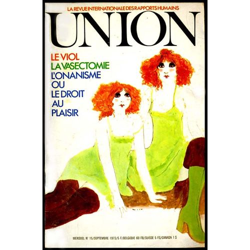 Union. Revue Internationale Des Rapports Humains  N° 15