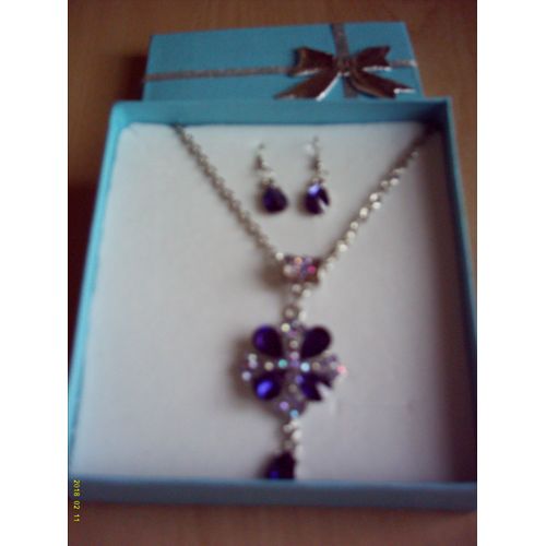 Parure  Fantaisie En Violet