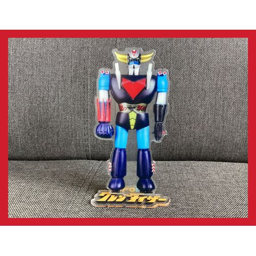 Rare Figurine Acrylique Goldorak Shogun Grendizer 1978 Goldrake Ufo Robot 20cm Import Jp Avec Support Plexi Actarus Alcor Vega