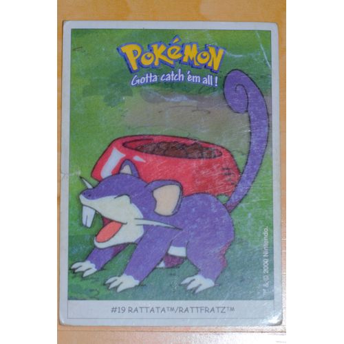 Stickers Pokémon Rattata #19 Dunkin Boomer