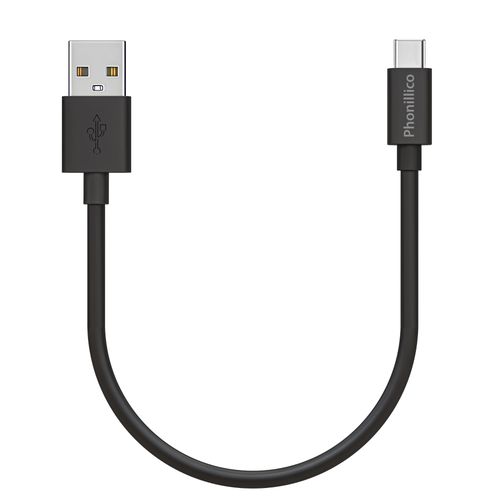 Cable 20cm USB-C Noir pour Xiaomi REDMI NOTE 9 / NOTE 9 PRO / NOTE 10 / NOTE 10 PRO Phonillico®