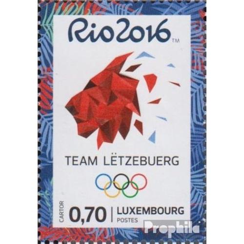 Luxembourg 2088 (Complète Edition) Neuf Avec Gomme Originale 2016 Jeux Olympiques Été
