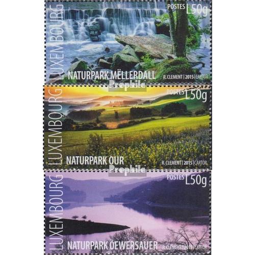 Luxembourg 2062-2064 (Complète Edition) Neuf Avec Gomme Originale 2015 Parcs Naturels