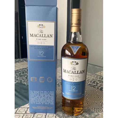Rare Whisky The Macallan Fine Oak 12 Ans D’Âge 