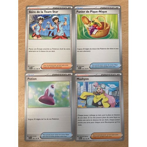 (2568) Sbire De La Team Star + Panier De Pique-Nique + Potion + Mashynn (Pokemon) 