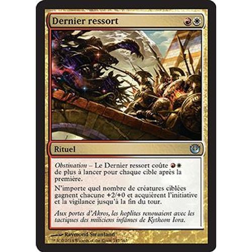 Foil Dernier Ressort - Incursion Dans Nyx - Magic Mtg