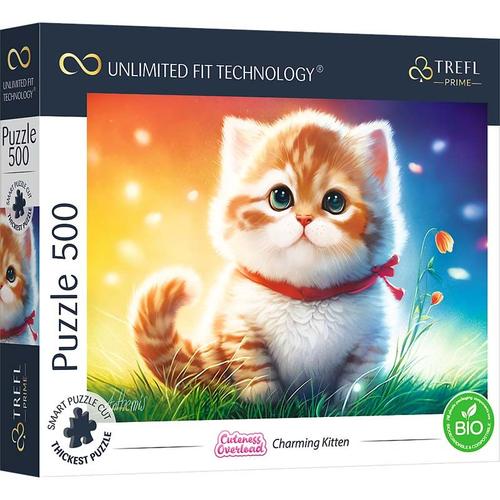 Trefl Trefl - Puzzles - 500 Uft" - Charming Kitten_Fsc Mix 70%"