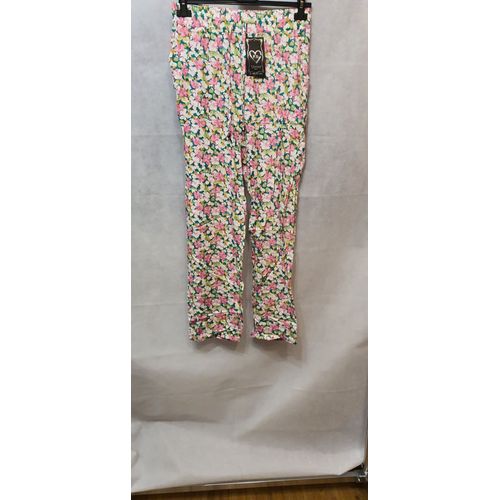 Pantalon Fluide D'ete Multicolore Femme Christy Paris Taille 42/44