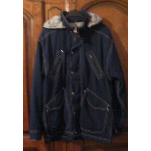 Parka Bleu Marque Naf Naf - Taille 42