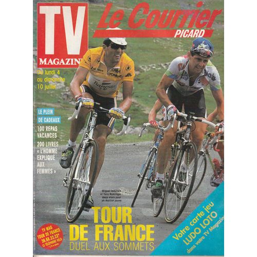 Tv Le Courrier Picard Le Tour De France Cyclisme 1p/ David Copperfield 1p/ Articles Photo Manu Dibango , Les Garcons De La Plage ( Ab Productions), Jean Lefebvre, Vincent Perrot , 15391
