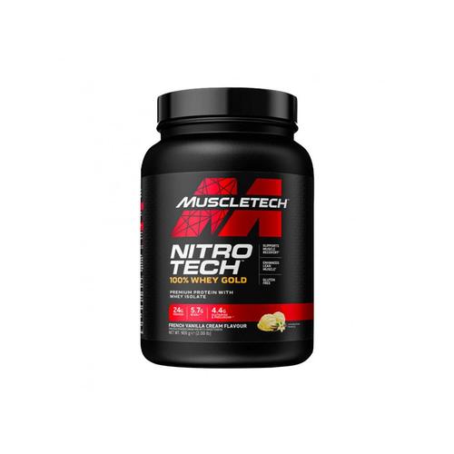 Nitro Tech 100% Whey Gold (908g)|Vanille| Whey Protéine|Muscletech 