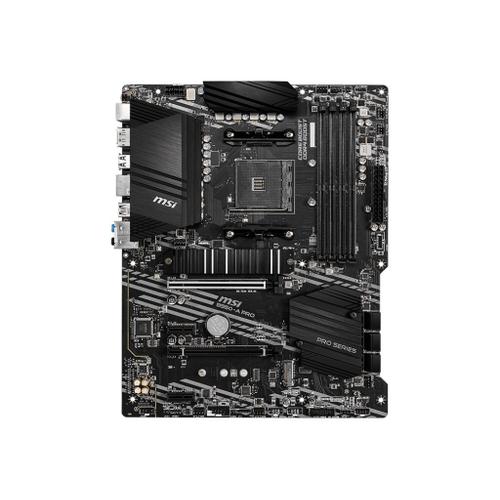 MSI B550-A PRO - Carte-mère - ATX - Socket AM4 - AMD B550 Chipset - USB 3.2 Gen 1, USB-C 3.2 Gen2, USB 3.2 Gen 2, USB-C 3.2 Gen 1 - Gigabit LAN - carte graphique embarquée (unité centrale...