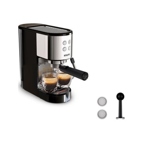 Krups Virtuoso Essential XP441810 - Machine à café avec buse vapeur "Cappuccino" - 15 bar - noir