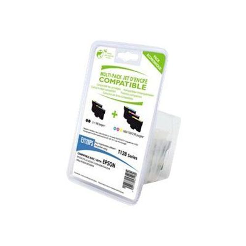 CDiscount - Pack de 5 - noir, jaune, cyan, magenta - cartouche d'encre (équivalent à : Epson T1285 ) - pour Epson Stylus S22, SX230, SX235, SX430, SX435, SX438, SX440, SX445; Stylus Office BX305