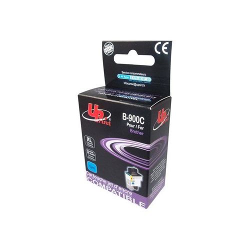 UPrint B-900C - 13.5 ml - XL Capacity - cyan - cartouche d'encre (équivalent à : Brother LC900C ) - pour Brother DCP-115, 117, 120, 315, 340, MFC-210, 215, 3240, 3340, 410, 425, 5440, 640, 820