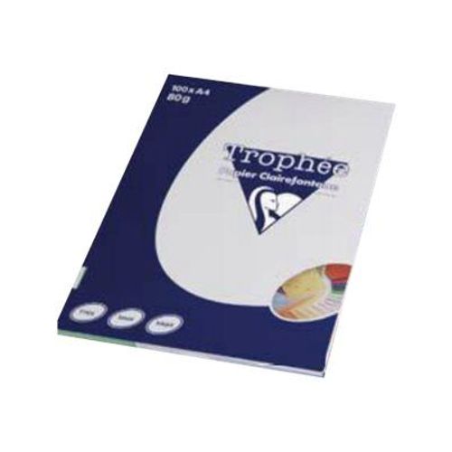 Clairefontaine TROPHEE PPP - Papier ordinaire - bleu, vert, jaune citron, rose, clémentine - A4 (210 x 297 mm) - 80 g/m² - 100 feuille(s)