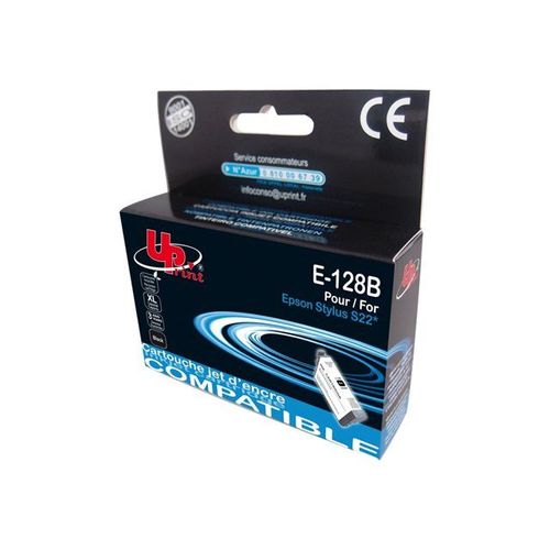 UPrint E-128B - 10 ml - taille XL - noir - remanufacturé - cartouche d'encre (équivalent à : Epson T1281 ) - pour Epson Stylus S22, SX230, SX235, SX430, SX435, SX438, SX440, SX445; Stylus Office...