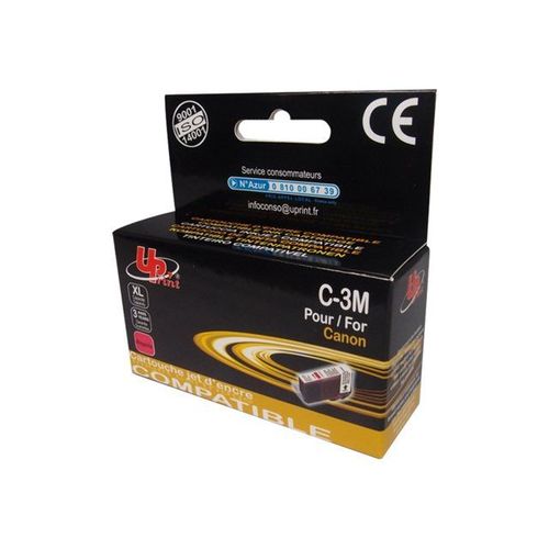 UPrint C-3M - 15 ml - taille XL - magenta - cartouche d'encre (équivalent à : Canon BCI-6M, Canon BCI-5M, Canon BCI-3M ) - pour Canon BJ-S400, S520; BJC-400, 600; i450, 550; MultiPASS C755...