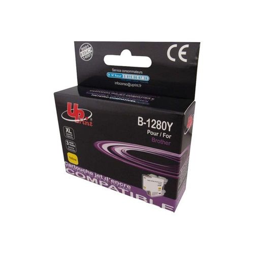 UPrint B-1280Y - 16 ml - XL Capacity - jaune - cartouche d'encre (équivalent à : Brother LC1220Y, Brother LC1240Y, Brother LC1280XLY ) - pour Brother DCP-J525, J725, J925, MFC-J430, J5910, J625...