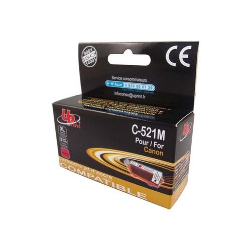 UPrint C-521M - 10 ml - taille XL - magenta - cartouche d'encre (équivalent à : Canon CLI-521M ) - pour Canon PIXMA iP4700, MP540, MP550, MP560, MP620, MP630, MP640, MP980, MP990, MX860, MX870