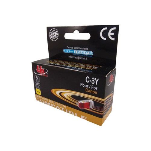 UPrint C-3Y - 15 ml - XL Capacity - jaune - cartouche d'encre (équivalent à : Canon BCI-3eY, Canon BCI-6Y, Canon BCI-5Y ) - pour Canon BJ-S400, S520; BJC-400, 600; i450, 550; MultiPASS C755...